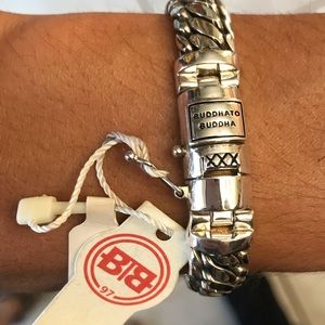 Buddha To Buddha Sterling Silver SZ 7.5 Bracelet